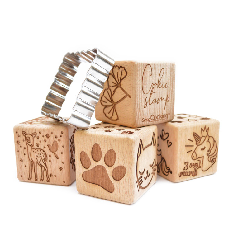 Tampon à biscuits Licorne et emporte pièce