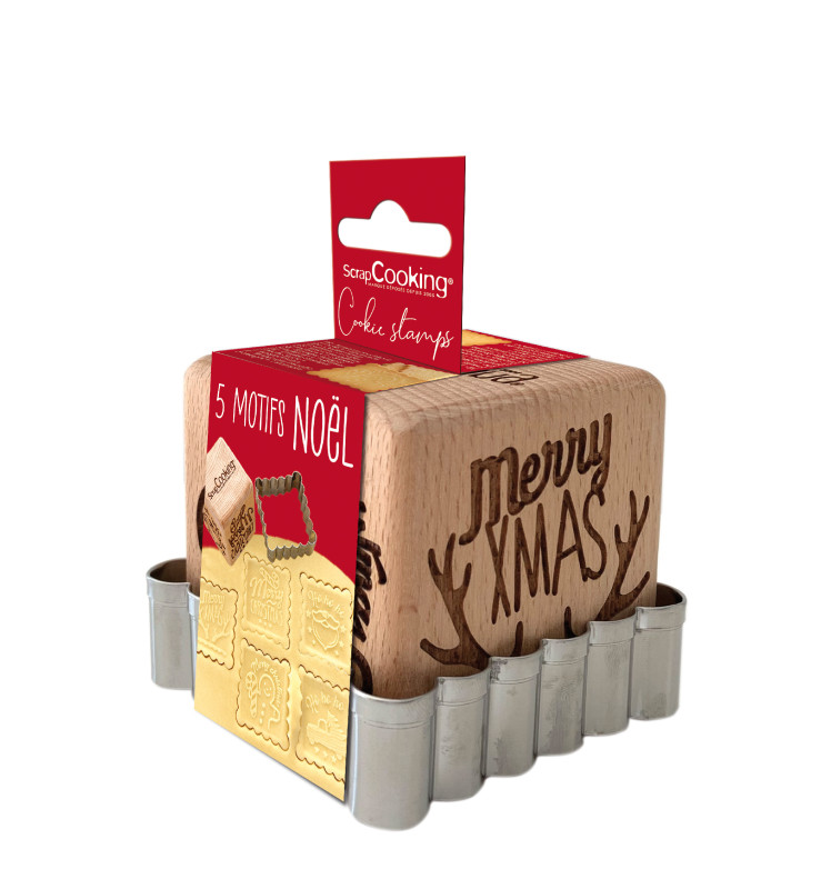 Tampon à biscuits Noël et emporte pièce