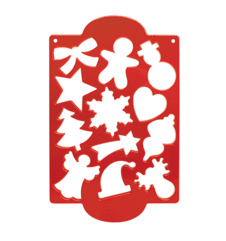 Plaque emporte-pièces multi Noël