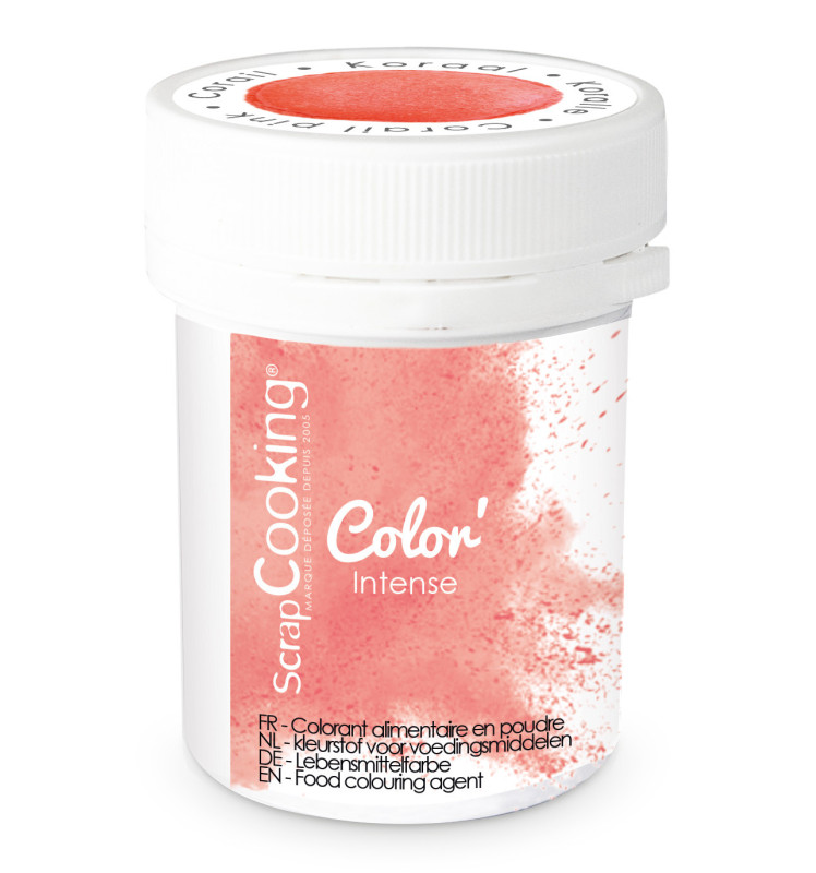 Colorant alimentaire en poudre - corail