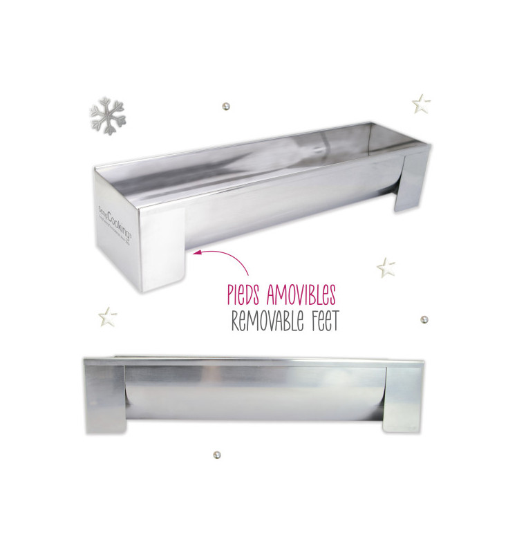 Coffret Bûche de Noël Inox - Moules bûche & Insert