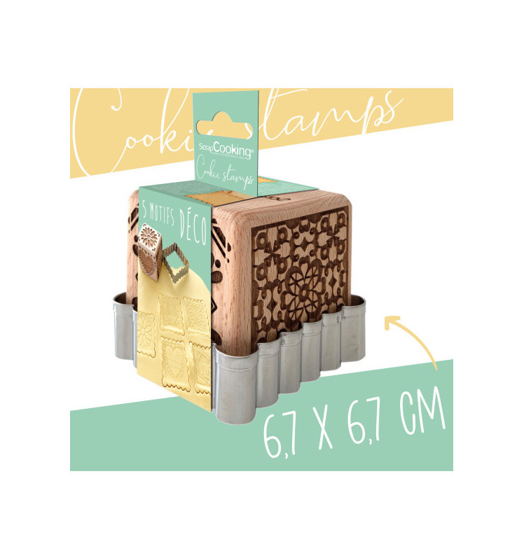 Tampon à biscuits Love et emporte pièce