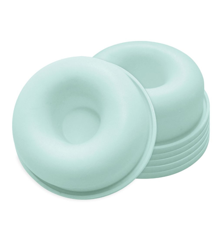 6 moules à Donuts en silicone