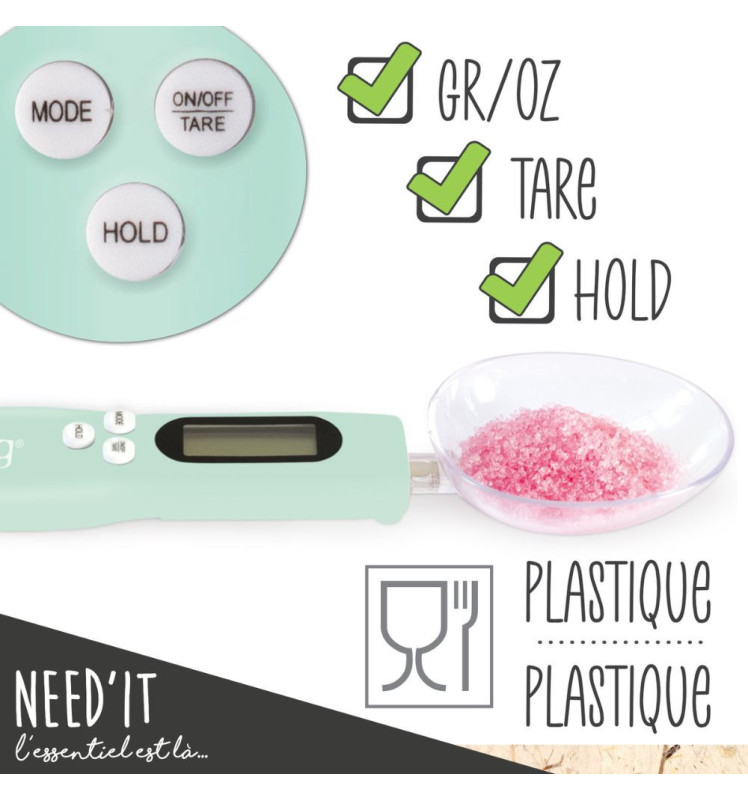 Cuillère balance digitale Need'it