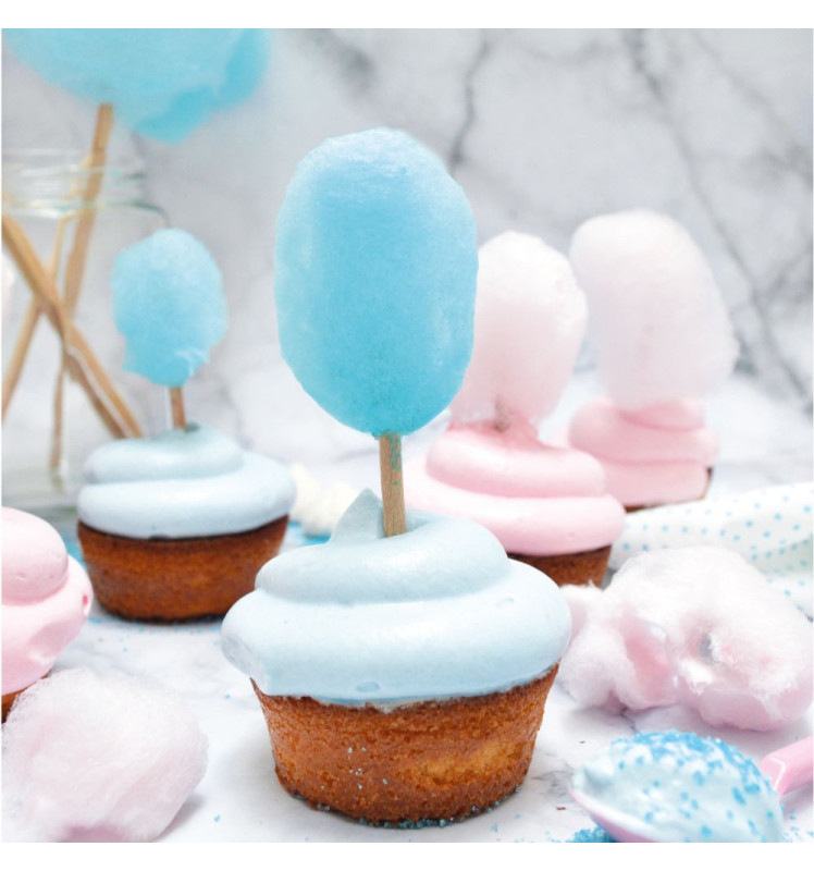 Prépa sucrée barbe à papa - bleu - goût cola 160g