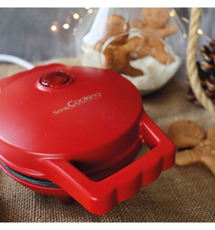 Mini gaufrier Bonhomme pain d'épices - Waffle Factory