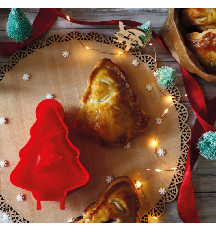 Moule à chausson 3D en forme de Sapin de Noël