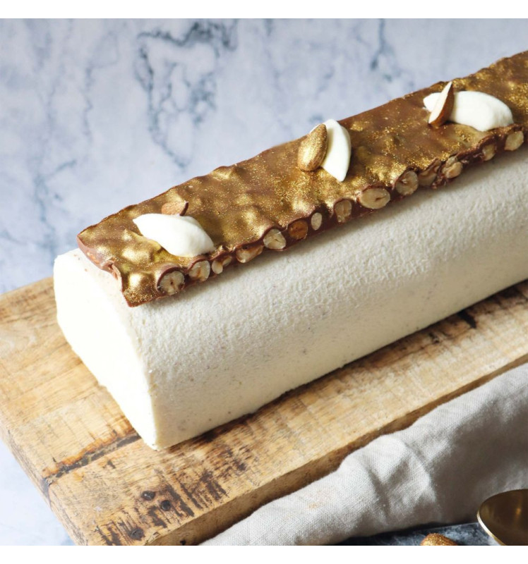 Moule bûche acier inoxydable 28cm