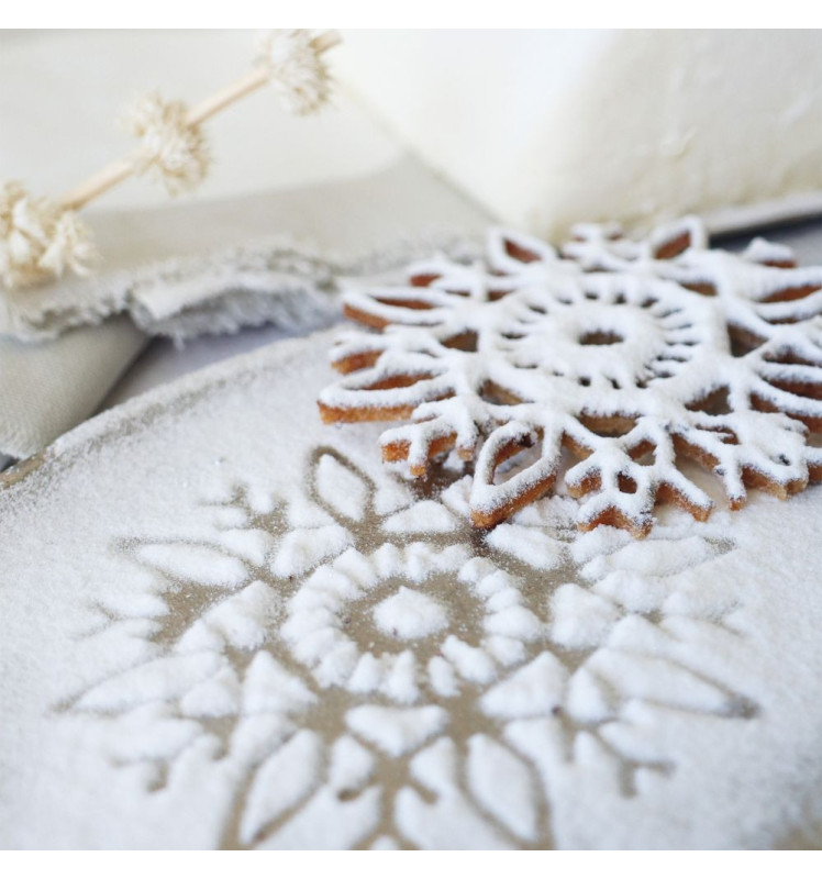 Poudre effet velours neige étincelante