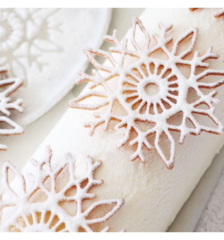 Poudre effet velours neige étincelante