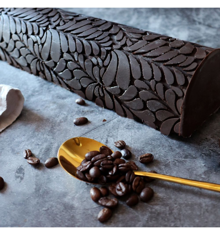 Tapis silicone pour décoration bûche en empreinte 3D