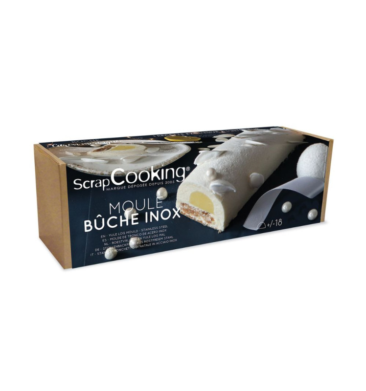 Coffret Bûche de Noël Inox - Moules bûche & Insert