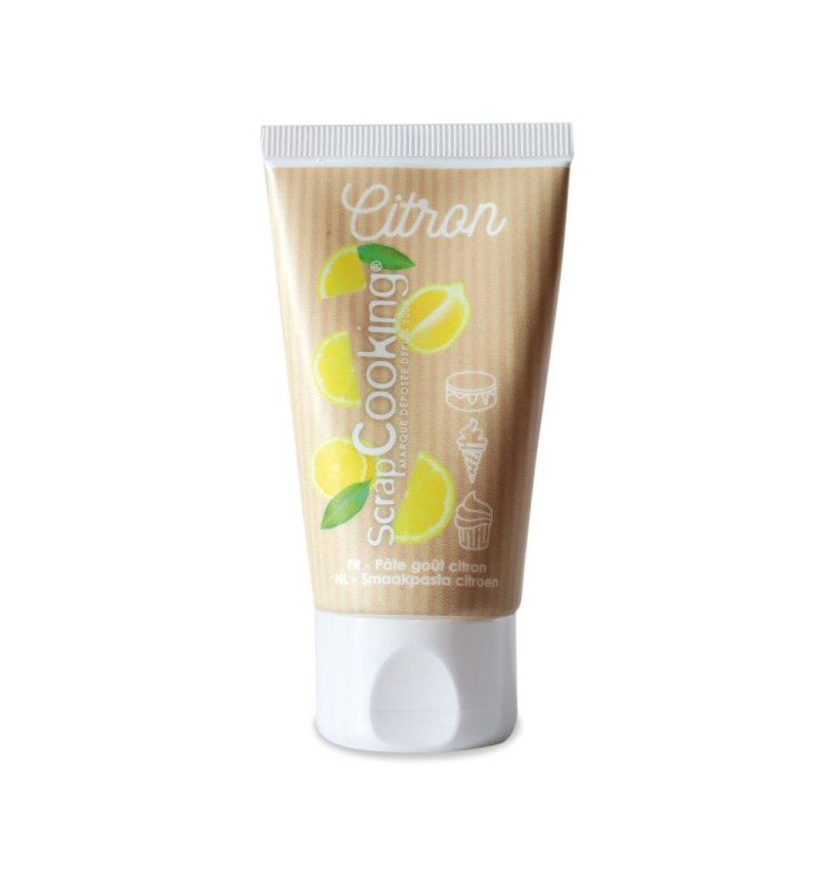 Tube pâte sucrée gélifiée goût citron