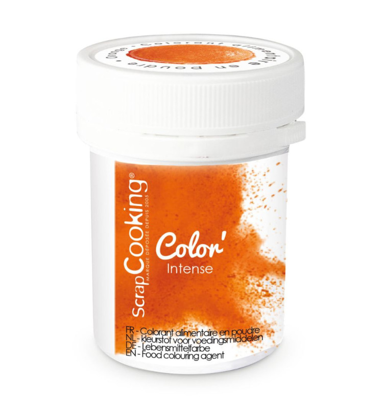 Colorant alimentaire en poudre - orange