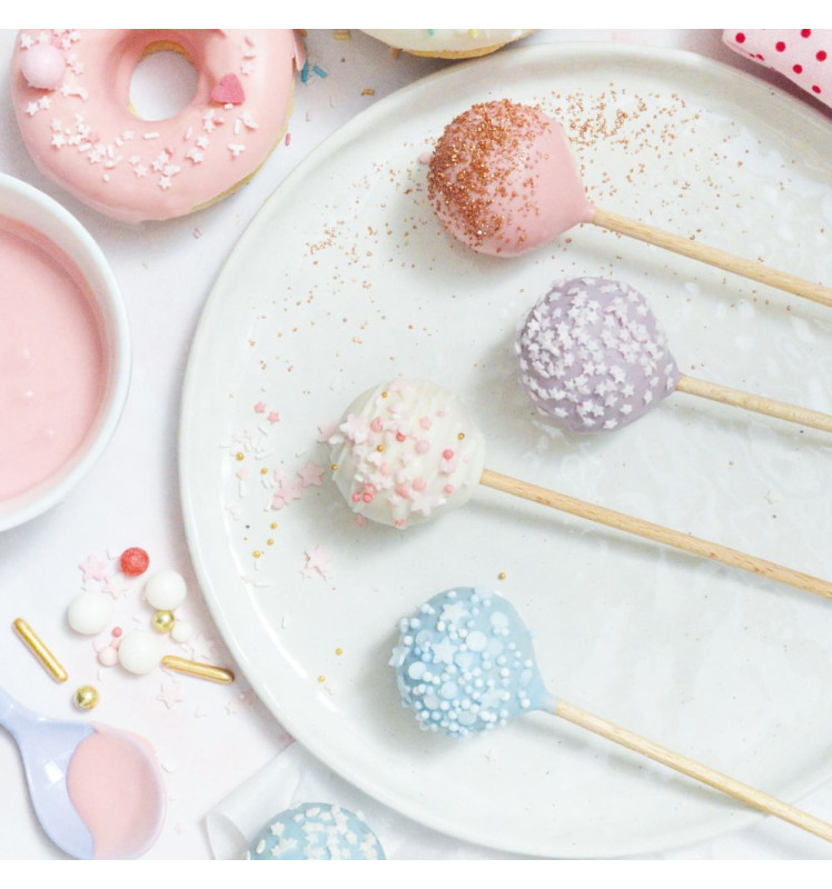 Glaçage bleu goût choco - Drip cake