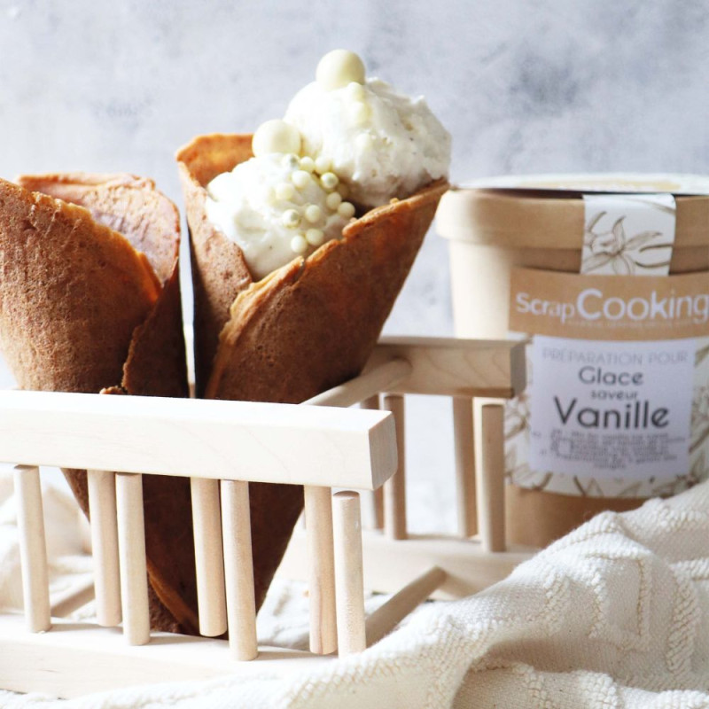 Pot préparation pour glace Vanille 145g