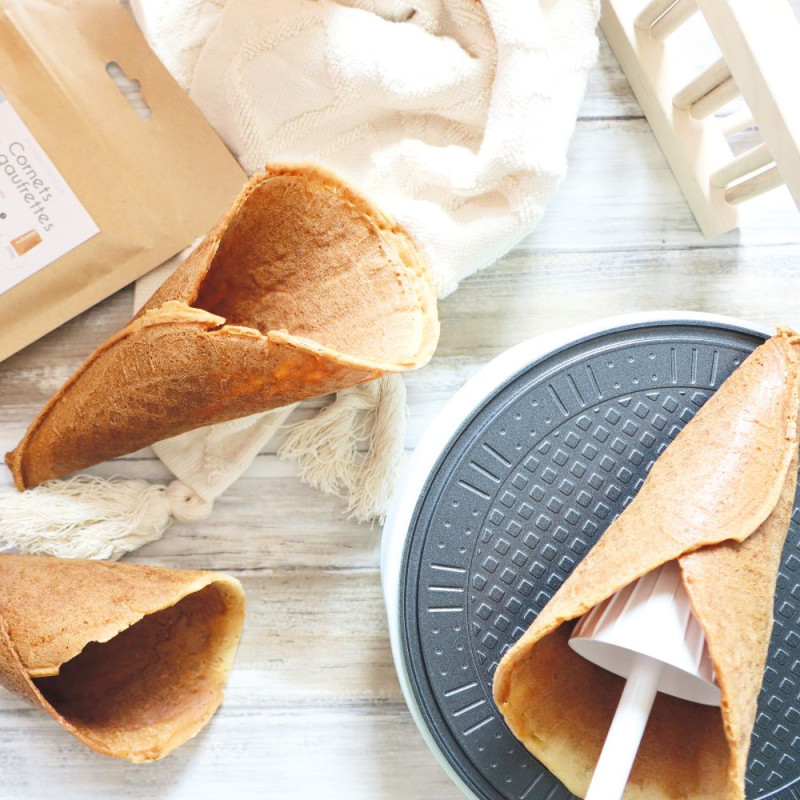 Waffle Factory - Machine à gaufrette et cornet de glace