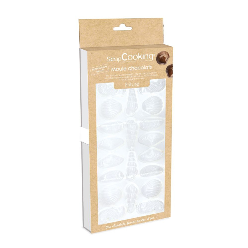 Moule rigide chocolat friture