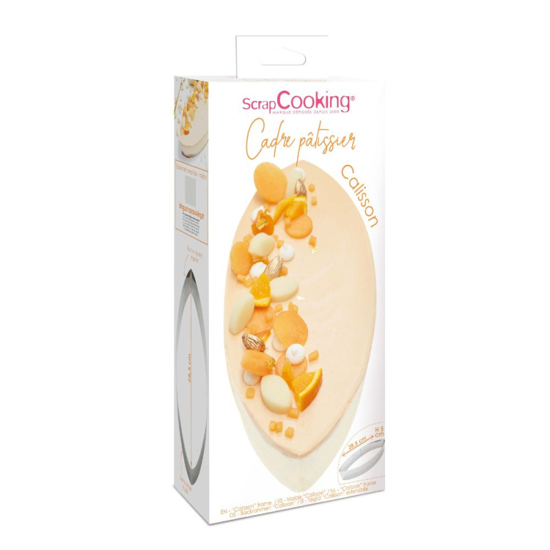 Cadre pâtissier calisson inox