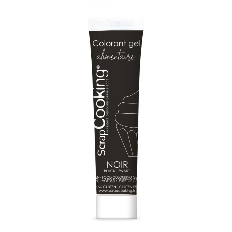 Colorant gel alimentaire noir 20 gr