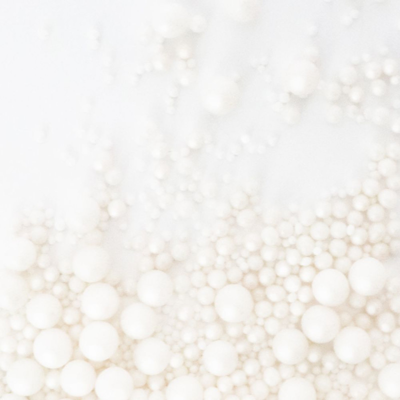 Perles en sucre blanches nacrées 60g