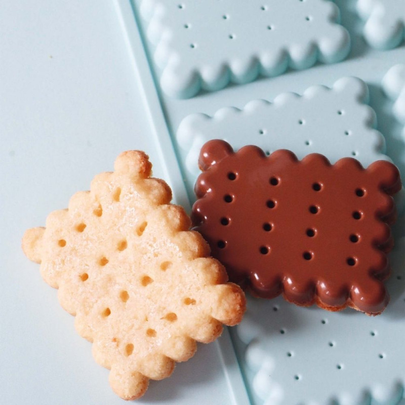 Moule en silicone Petit Beurre pour biscuits maison