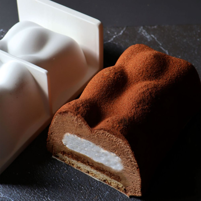 Moule bûche silicone Ourson 3D XXL