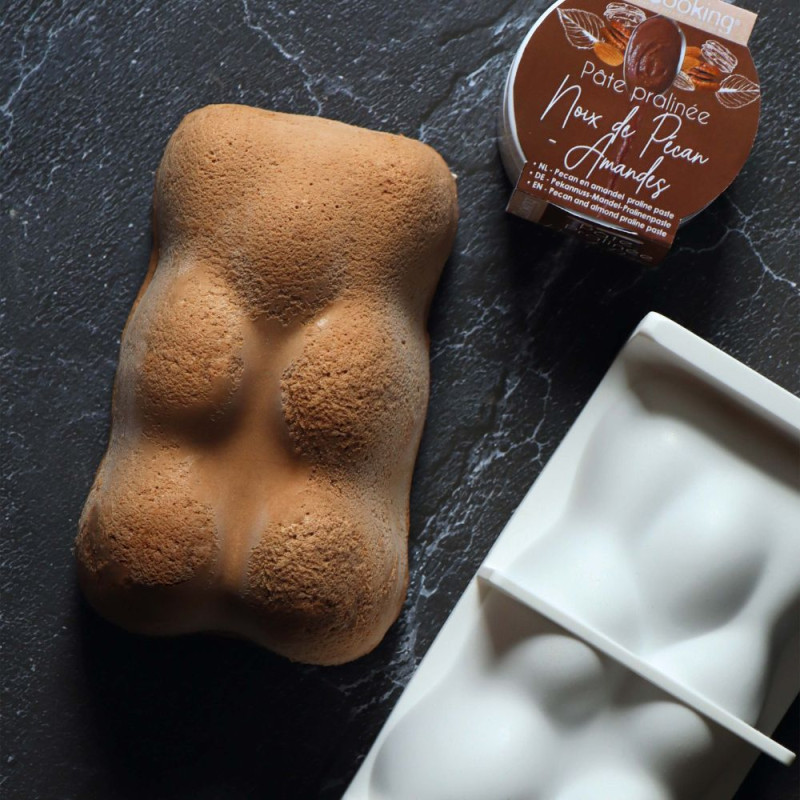 Moule bûche silicone Ourson 3D XXL