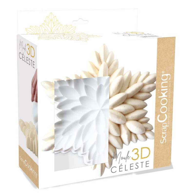 Moule silicone 3D "Céleste" pour entremets