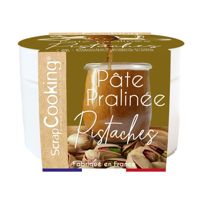 Pâte de praliné pistaches 200g