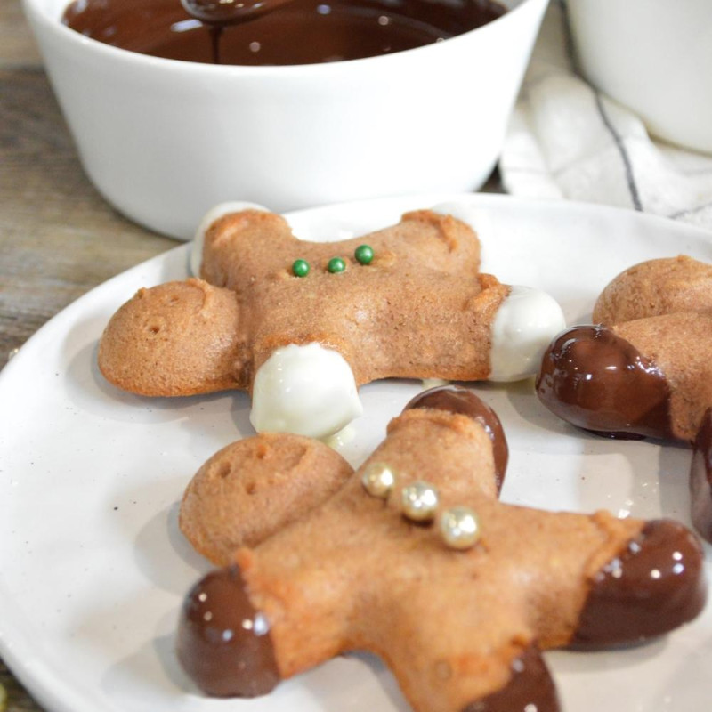 6 moules silicone individuels Ginger