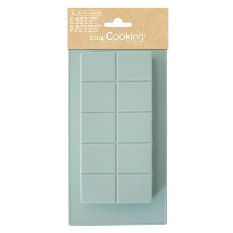 Moule en silicone pour tablette en chocolat