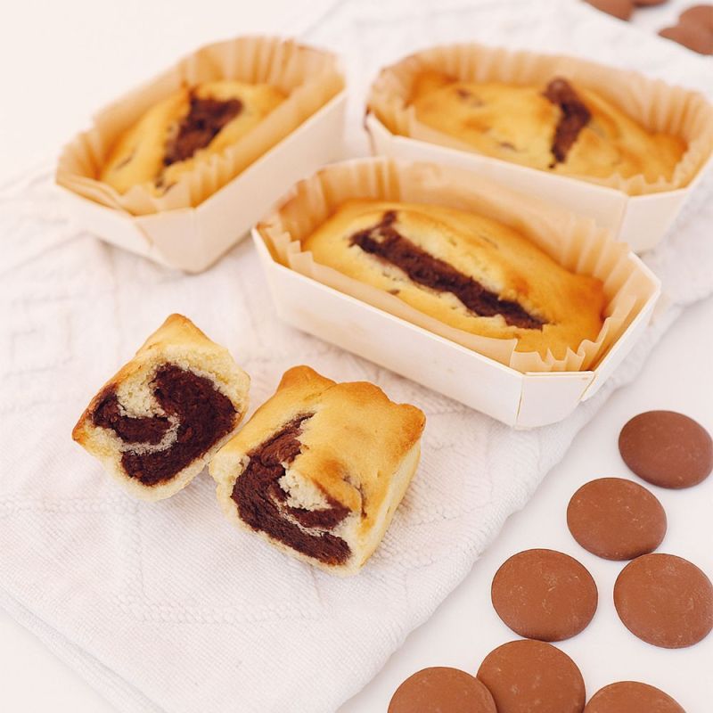 4 moules airfryer rectangulaires en bois avec 8 caissettes sulfurisées