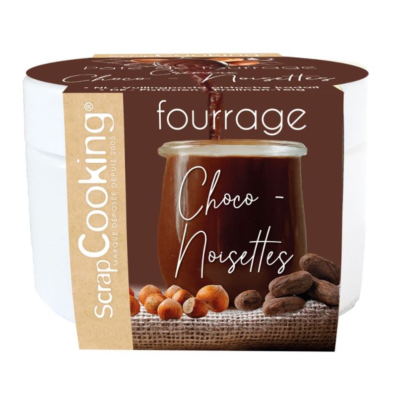 Pâte de fourrage crémeuse Chocolat-Noisettes 200g