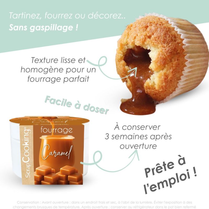 Pâte de fourrage caramel 200g