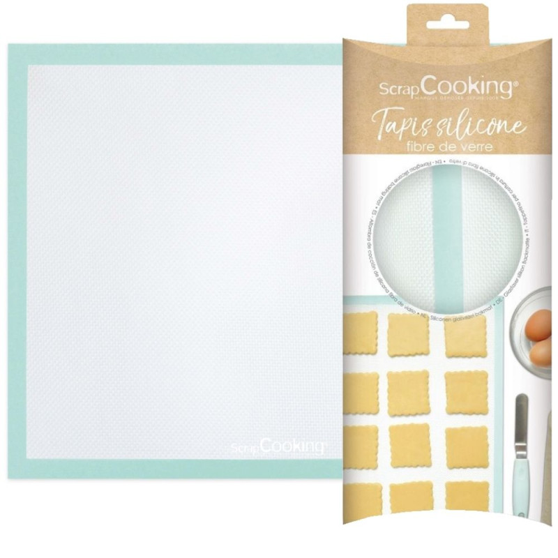 Tapis silicone en fibre de verre 30 x 40cm