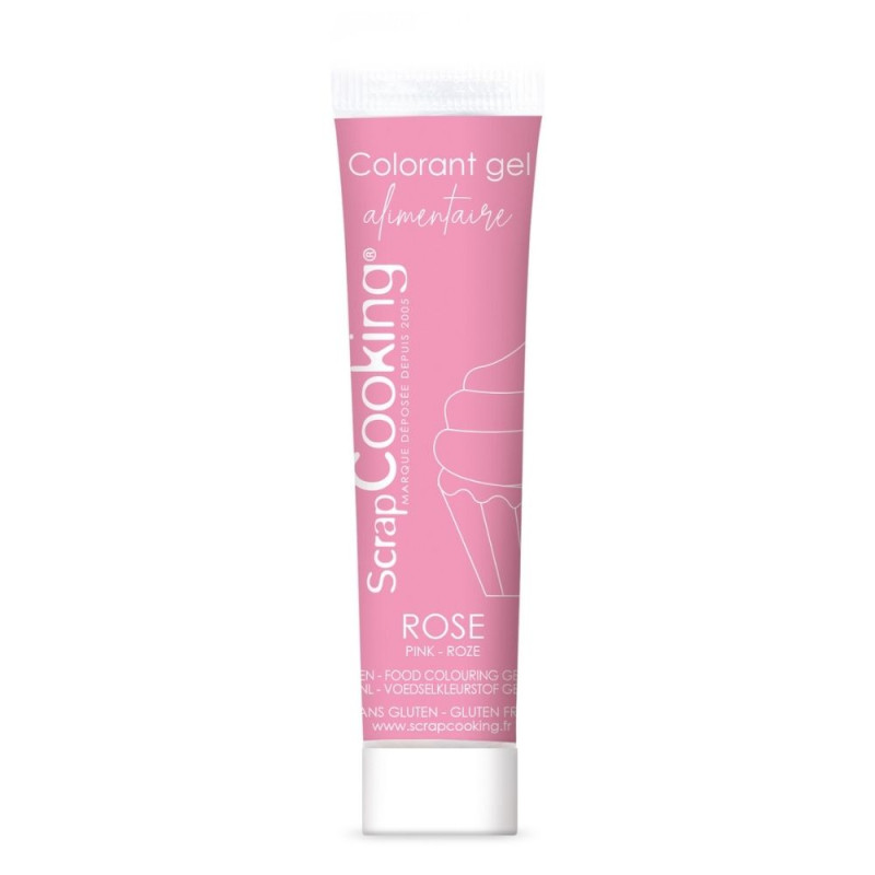 Colorant gel alimentaire rose 20 gr