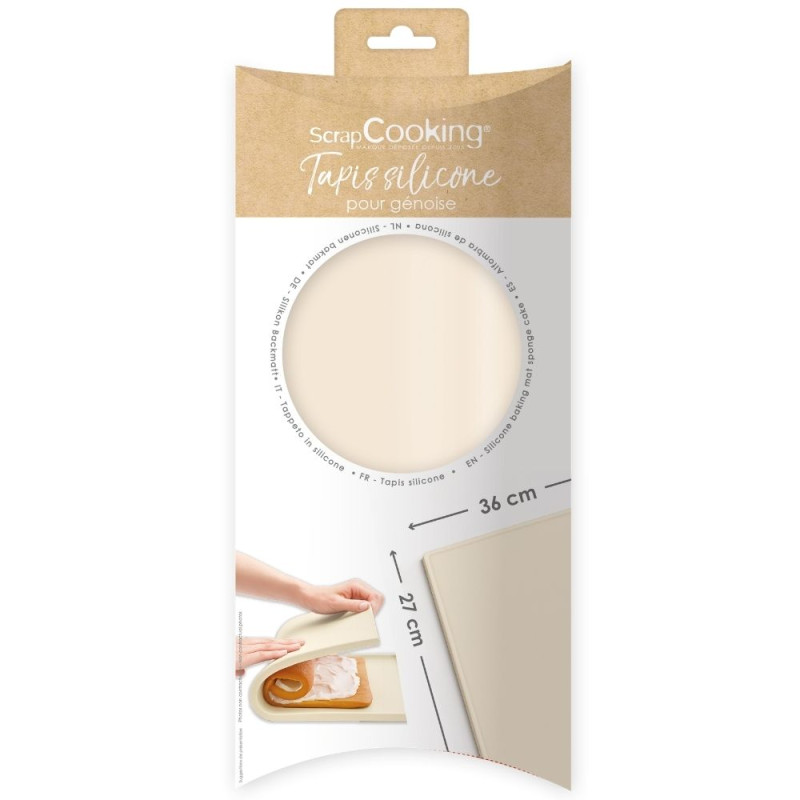Tapis génoise en silicone 27 x 36 cm
