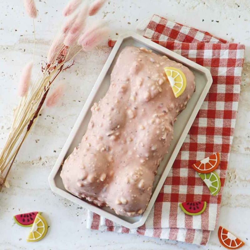 Moule en silicone pour bûche Ourson 3D XXL