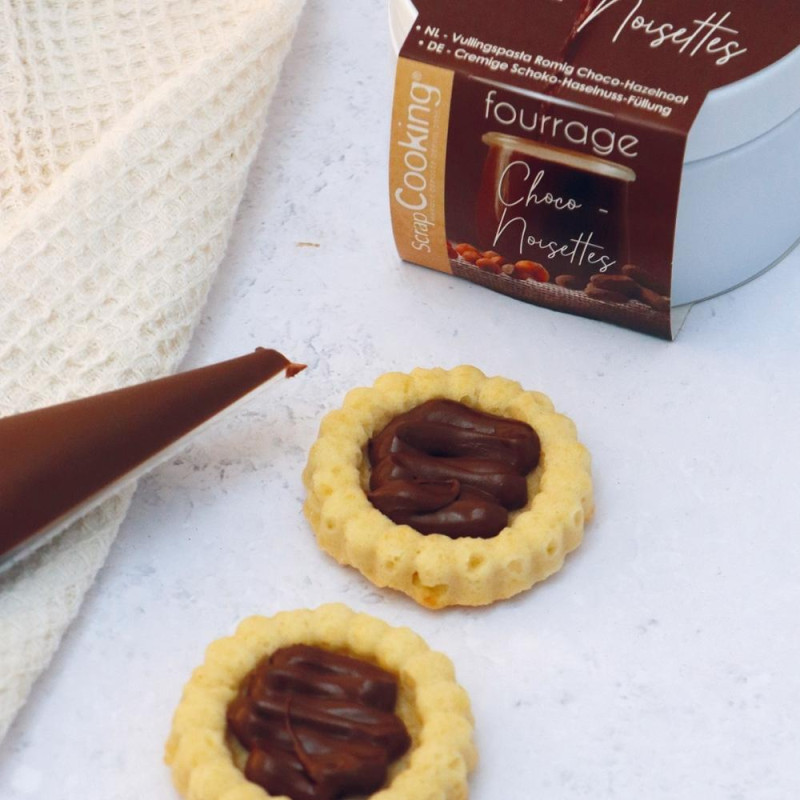 Pâte de fourrage crémeuse chocolat-noisettes 200g