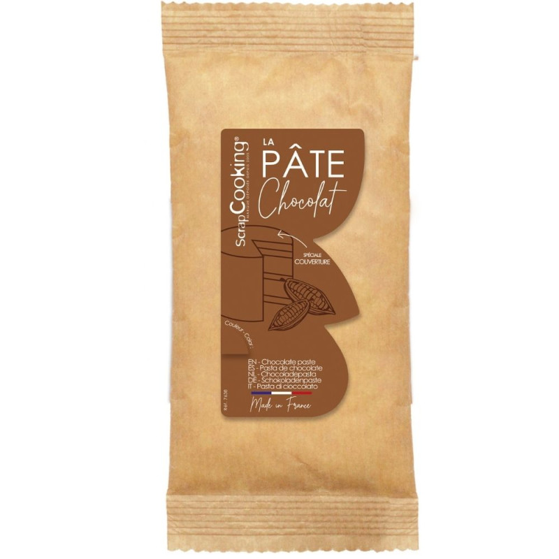 Pâte de couverture aromatisée chocolat subtile 400g
