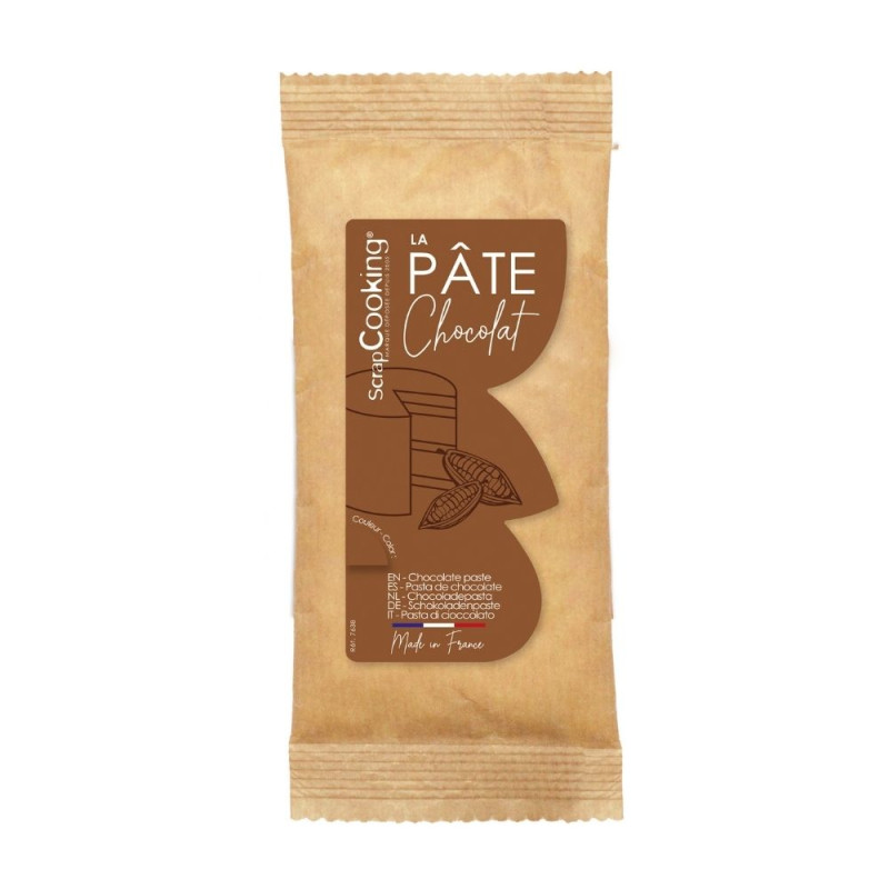 Pâte de modelage aromatisée chocolat subtile 250g