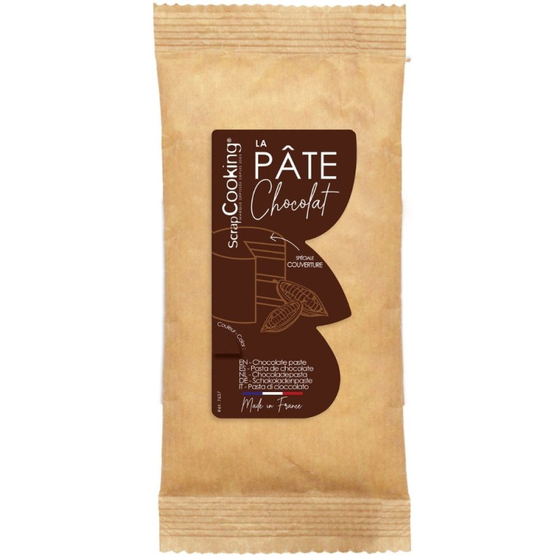 Pâte de couverture aromatisée chocolat intense 400g