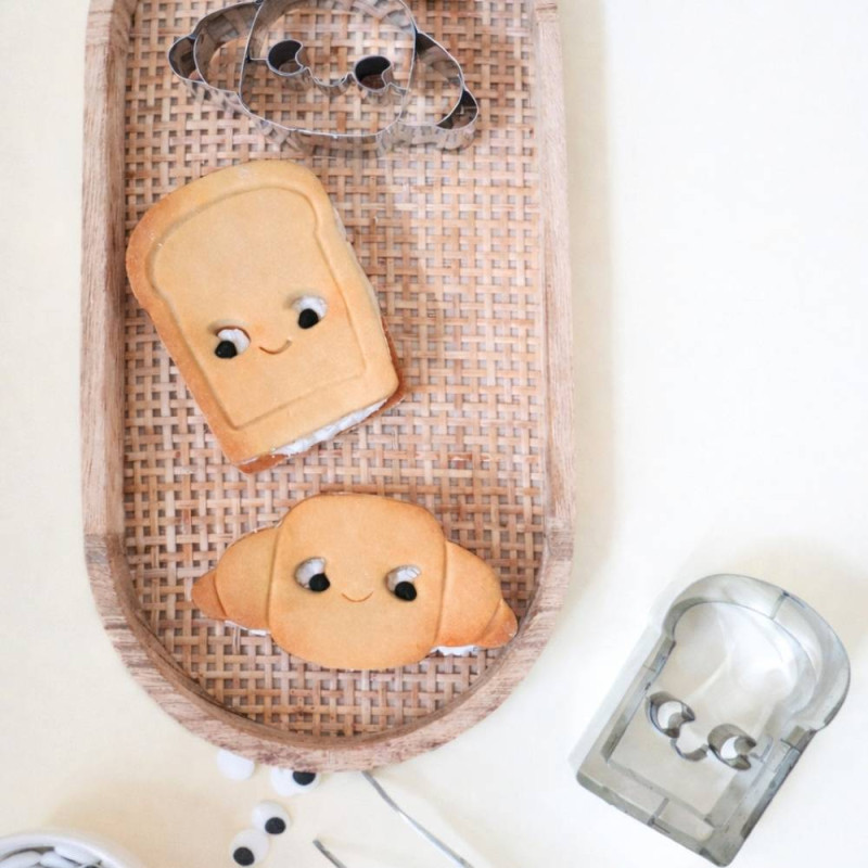 Emporte-pièce brioche Kawaii inox