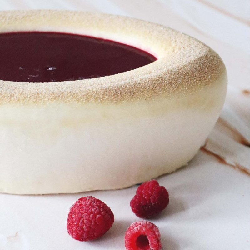 Moule silicone 3D bûche et entremets - Barquette