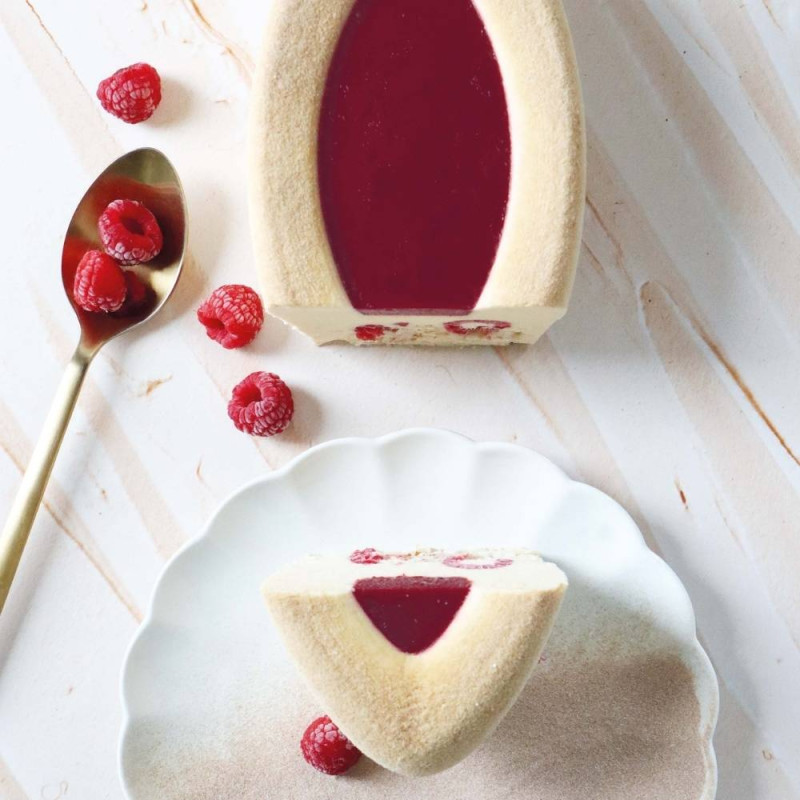Moule silicone 3D bûche et entremets - Barquette