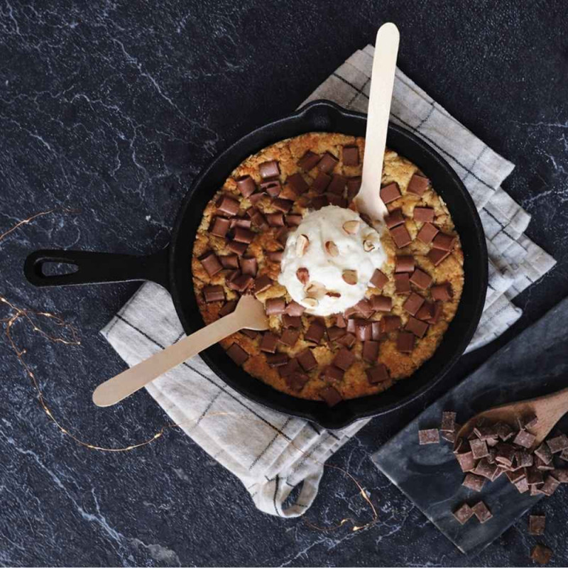 Poêle en fonte pour cookie géant, tarte et gâteaux