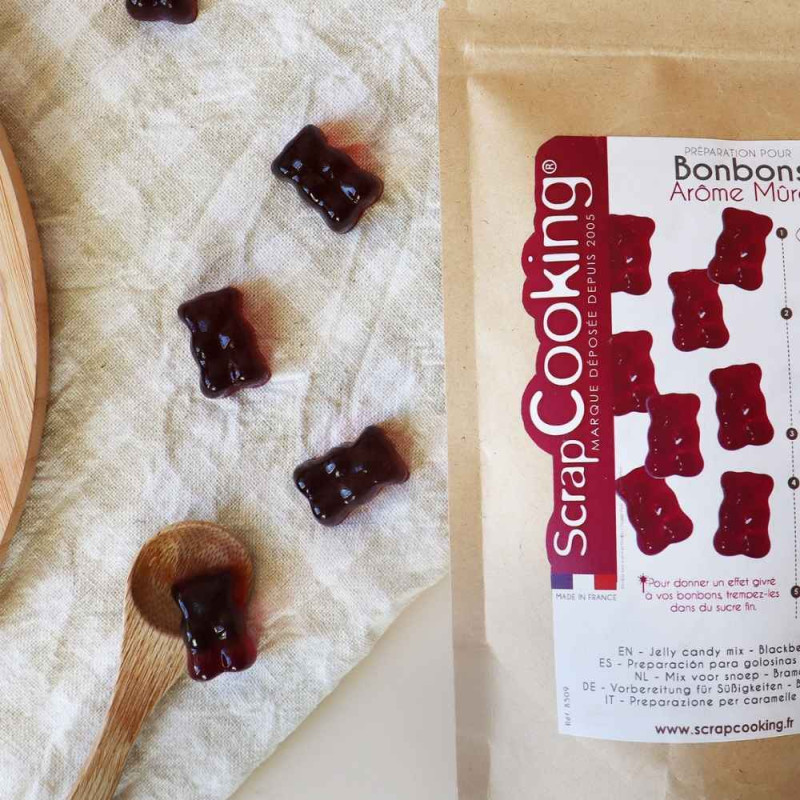 Préparation en poudre pour bonbons mûre maison