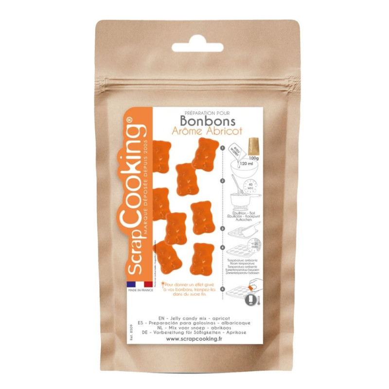 Préparation en poudre pour bonbons abricot maison