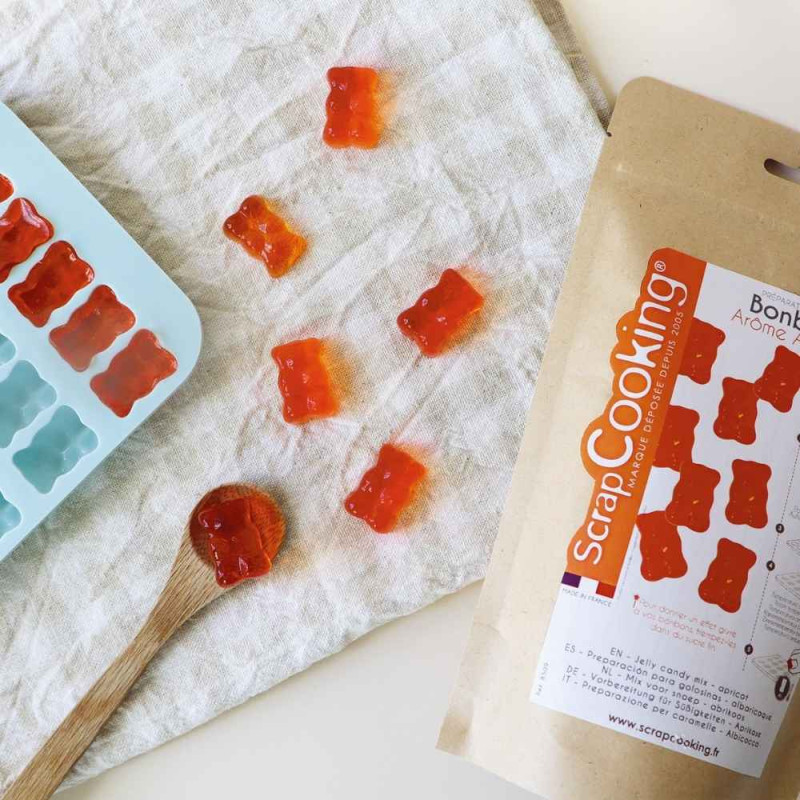 Préparation en poudre pour bonbons abricot maison